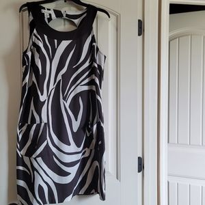 Brown & cream Dress.